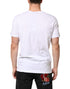Dolce & Gabbana White Logo Plaque Cotton Crew Neck T-shirt